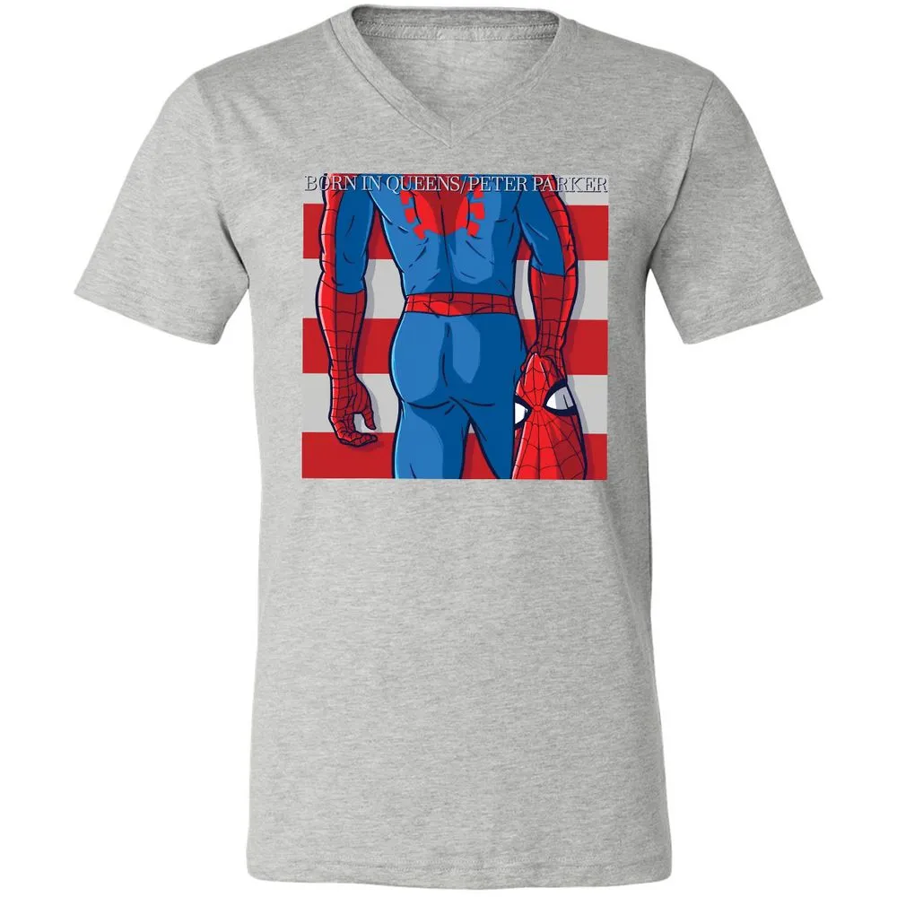 Unisex V-Neck T-Shirt - PR1H39WB - Athletic Heather - 7