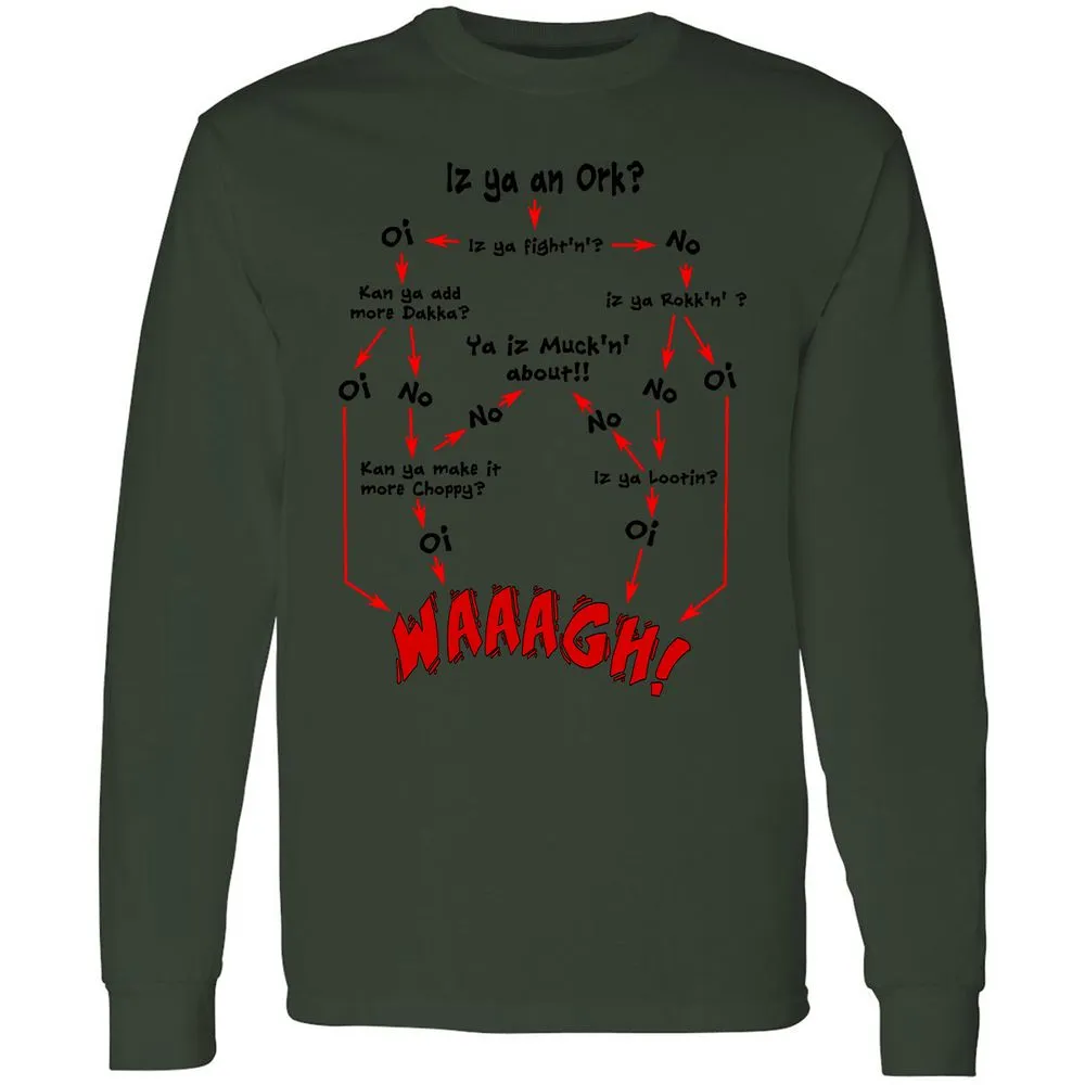 Long Sleeve T-Shirt - 8L7PTCLZ - Forest Green - 4
