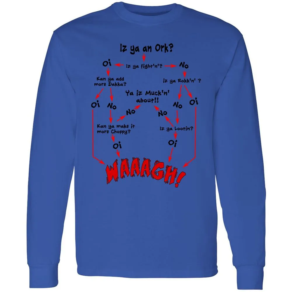 Long Sleeve T-Shirt - 8L7PTCLZ - Royal - 8