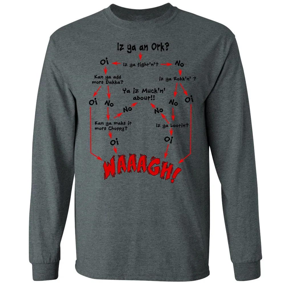 Long Sleeve T-Shirt - 8L7PTCLZ - Dark Heather - 15