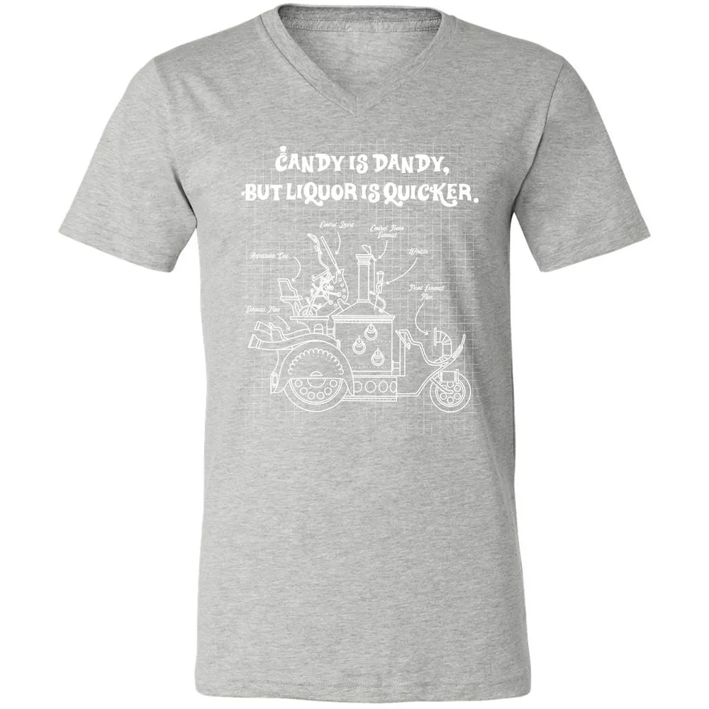 Unisex V-Neck T-Shirt - VP8U48AY - Athletic Heather - 7