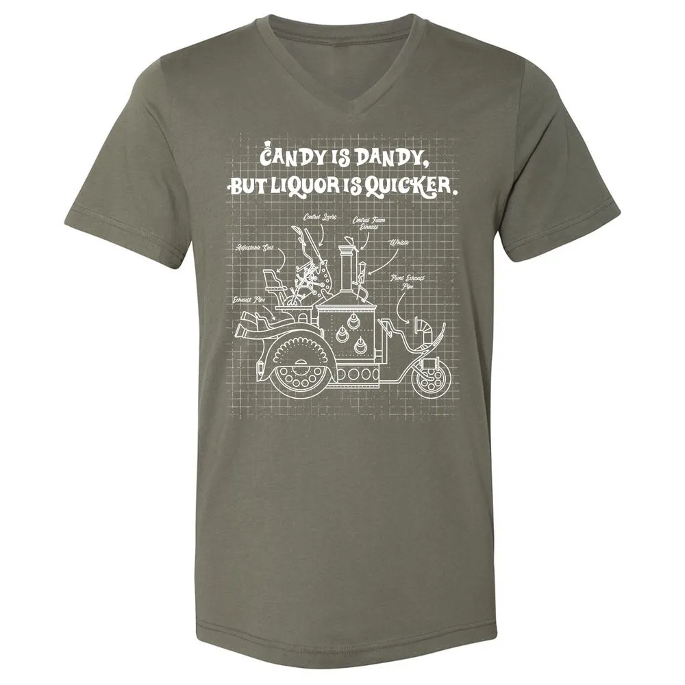 Unisex V-Neck T-Shirt - VP8U48AY - Military Green - 10