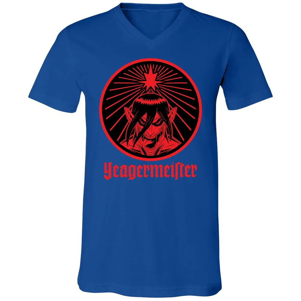 Unisex V-Neck T-Shirt - UA86F2QV - True Royal - 4