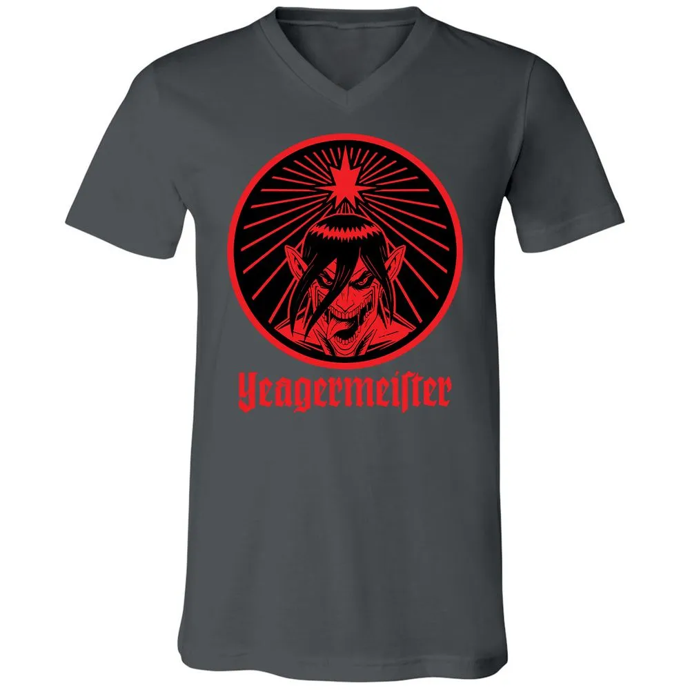Unisex V-Neck T-Shirt - UA86F2QV - Asphalt - 12