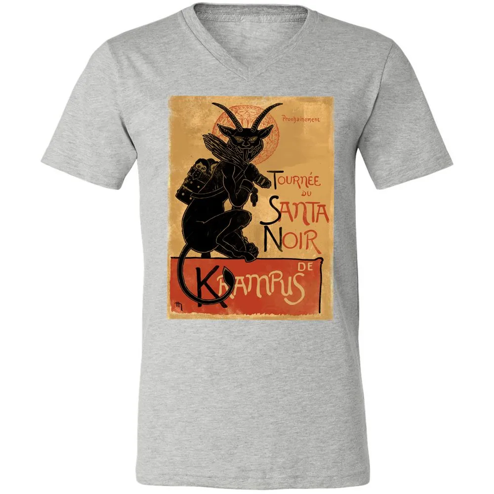 Unisex V-Neck T-Shirt - XCNXRMB9 - Athletic Heather - 7