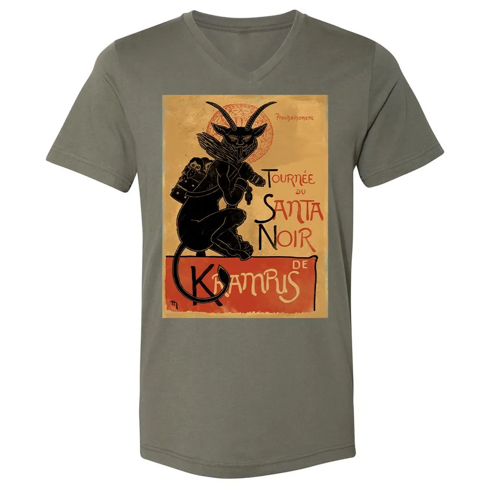 Unisex V-Neck T-Shirt - XCNXRMB9 - Military Green - 10