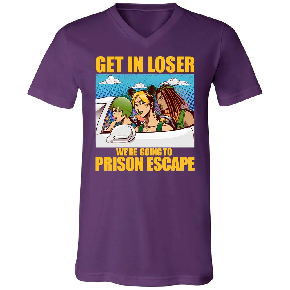 Unisex V-Neck T-Shirt - TQSQTHW4 - Team Purple - 9