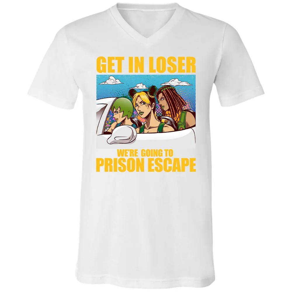 Unisex V-Neck T-Shirt - TQSQTHW4 - White - 5