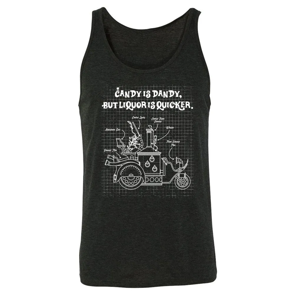Unisex Jersey Tank - Y3J2E8XR - Charcoal Black Triblend - 5