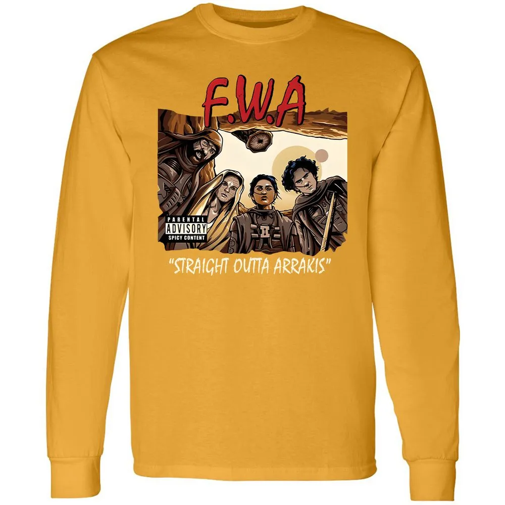 Long Sleeve T-Shirt - DBVERUEU - Gold - 9