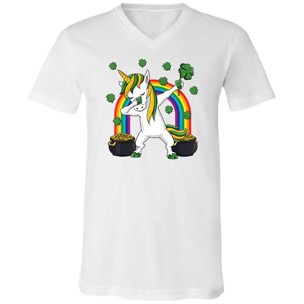 Unisex V-Neck T-Shirt - L7CL4AZK - White - 5