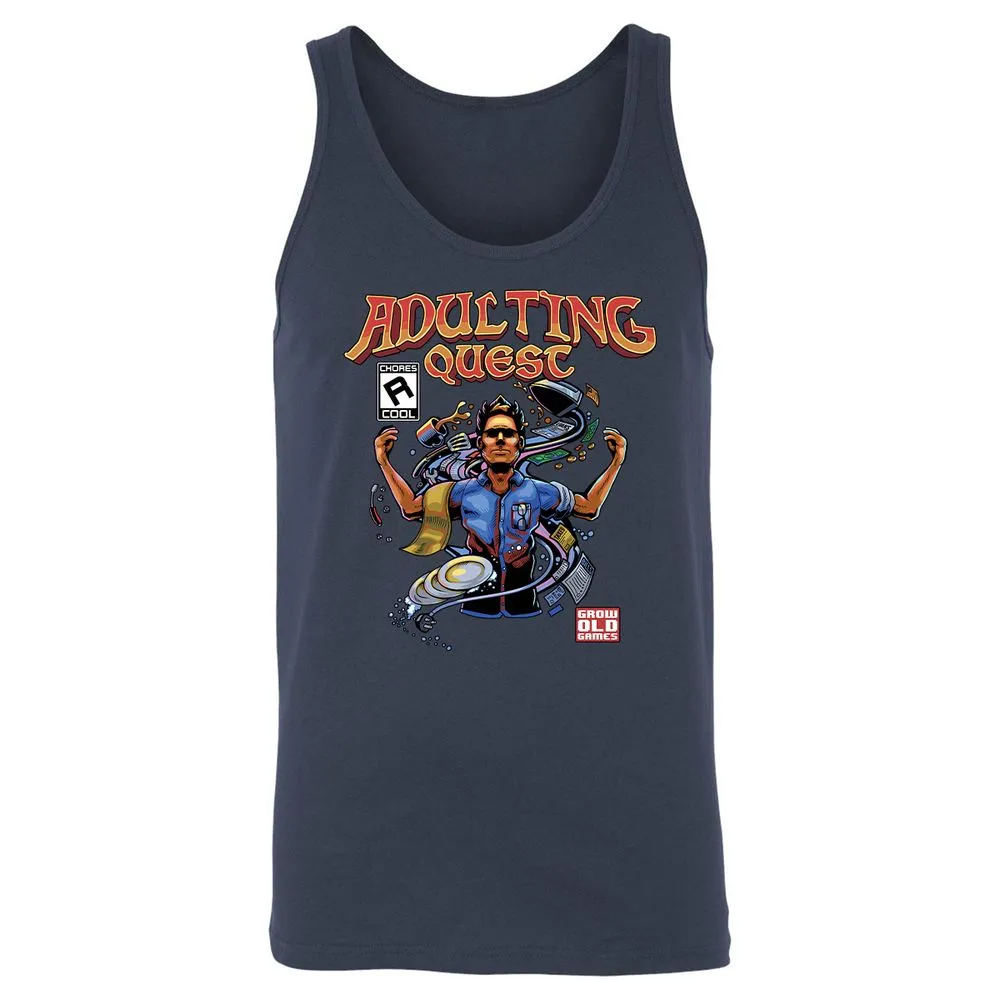 Unisex Jersey Tank - VUGLAHGK - Navy - 2