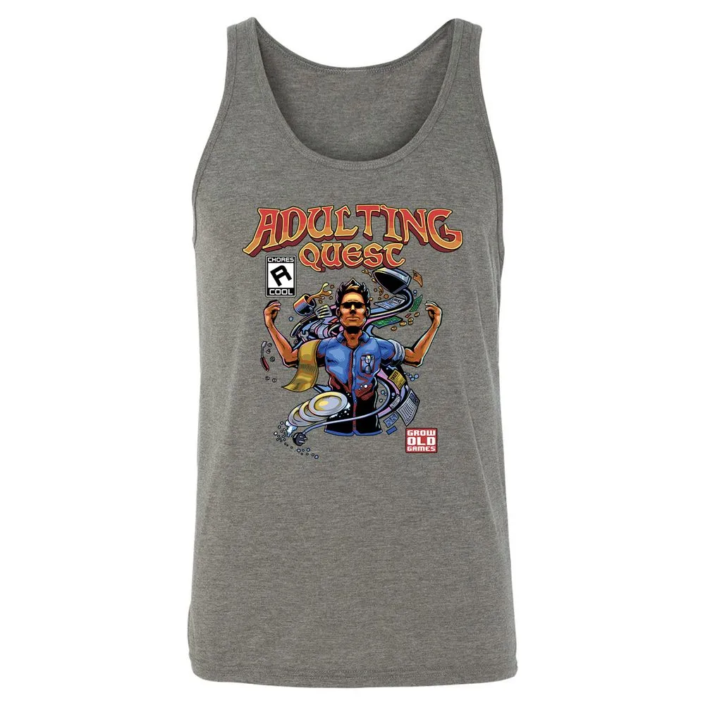 Unisex Jersey Tank - VUGLAHGK - Grey Triblend - 8