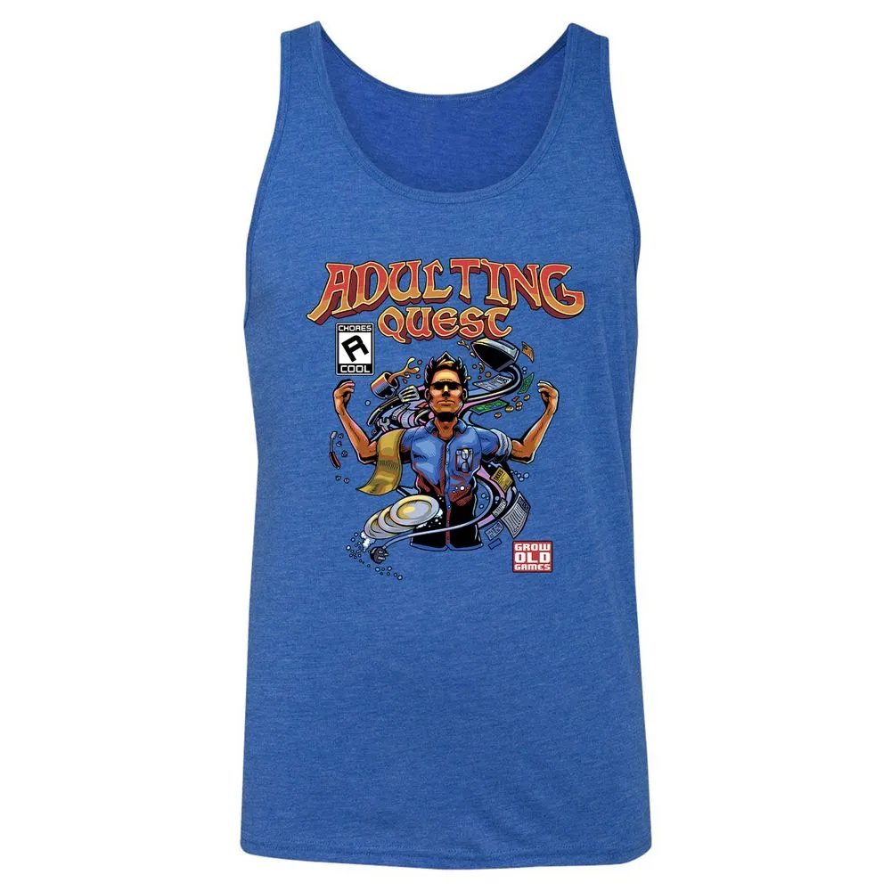 Unisex Jersey Tank - VUGLAHGK - True Royal Triblend - 12