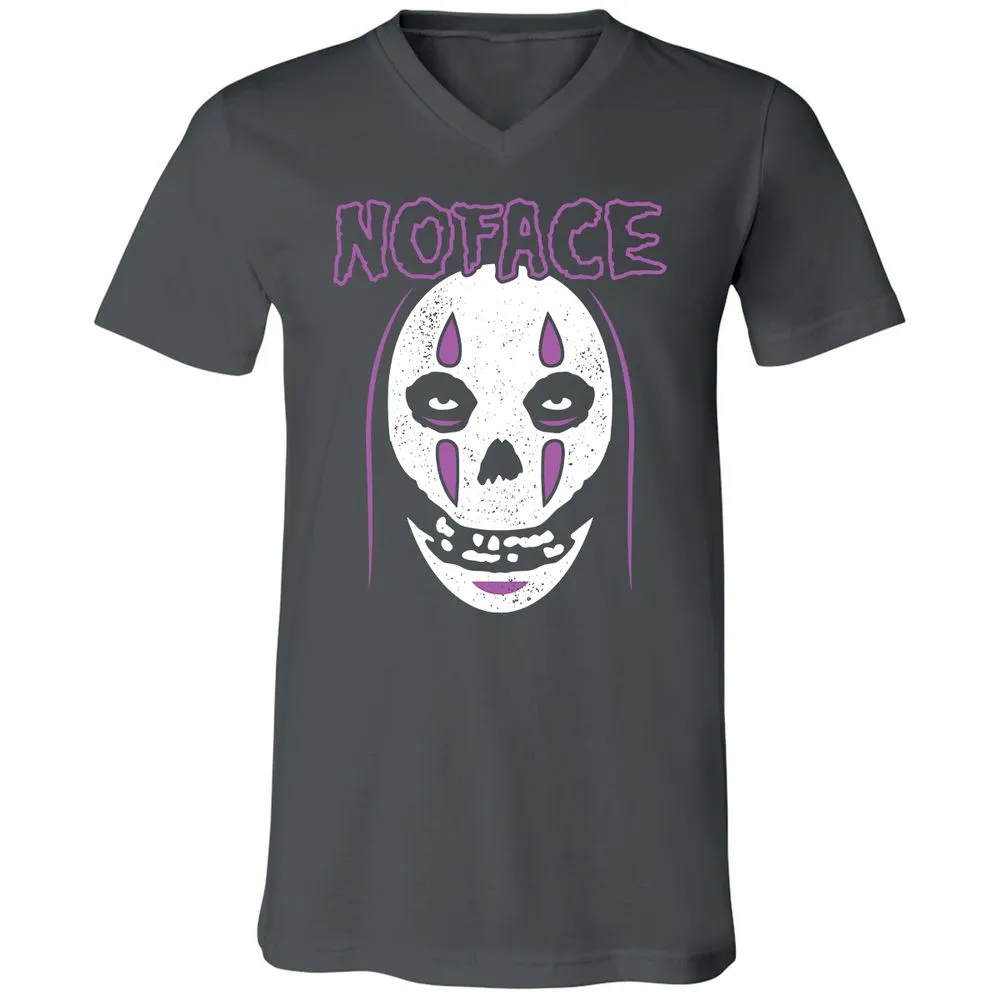 Unisex V-Neck T-Shirt - F66MU6YC - Asphalt - 12