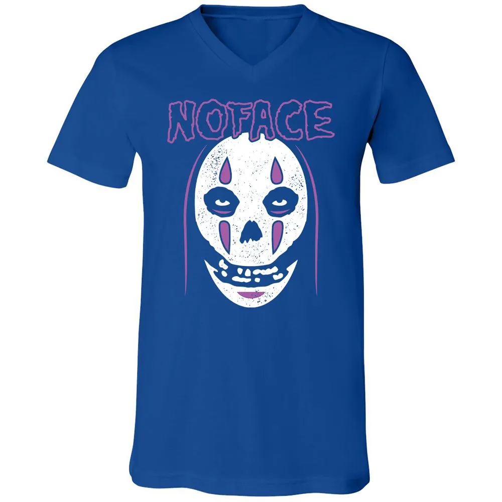 Unisex V-Neck T-Shirt - F66MU6YC - True Royal - 4
