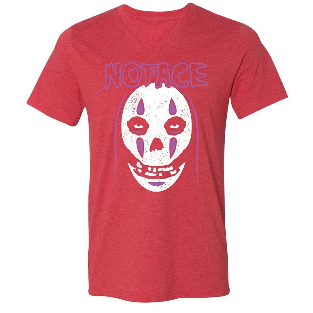 Unisex V-Neck T-Shirt - F66MU6YC - Heather Red - 16