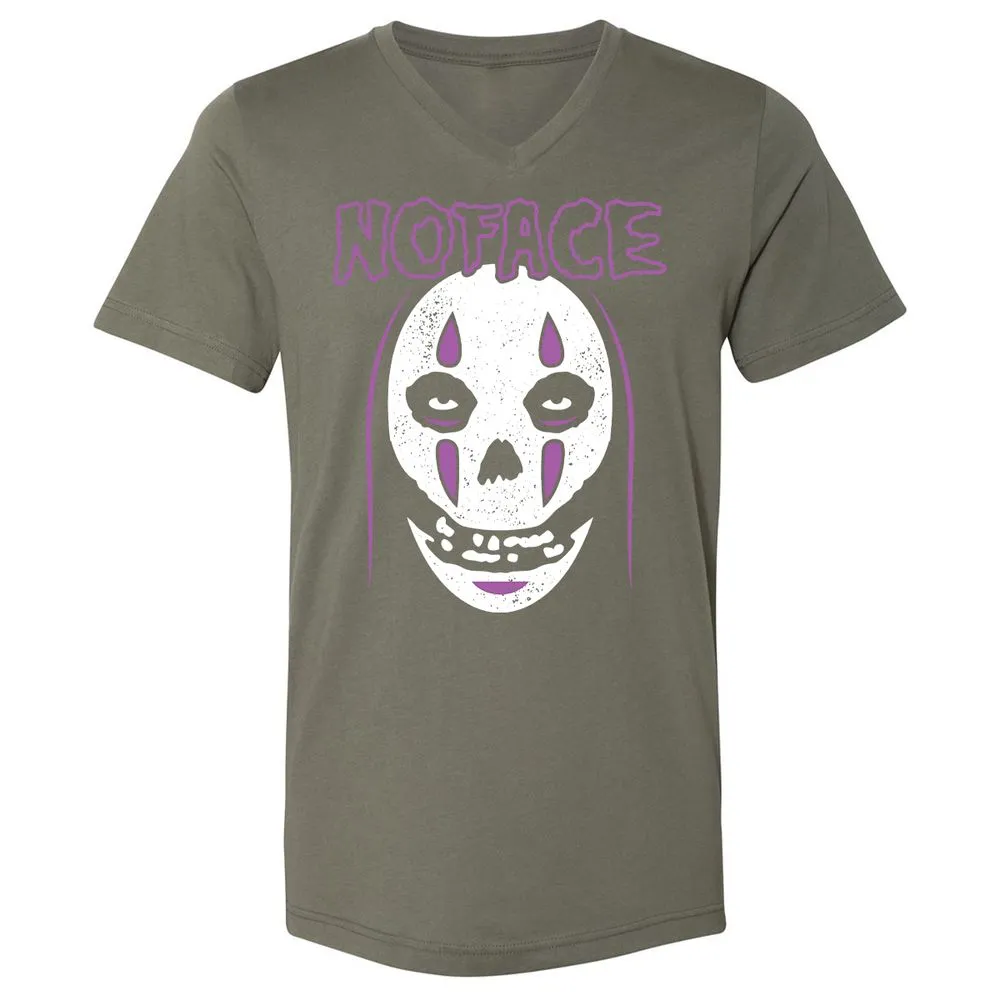 Unisex V-Neck T-Shirt - F66MU6YC - Military Green - 10