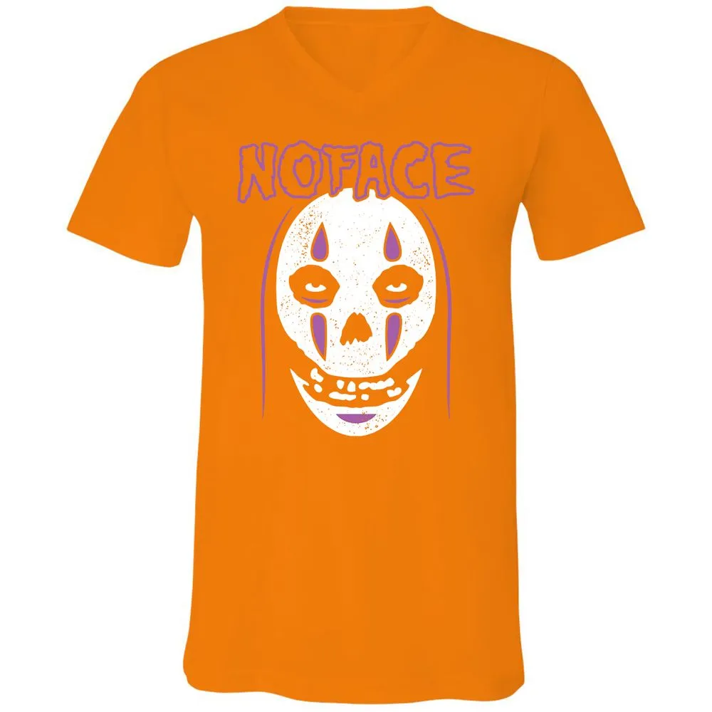 Unisex V-Neck T-Shirt - F66MU6YC - Orange - 11