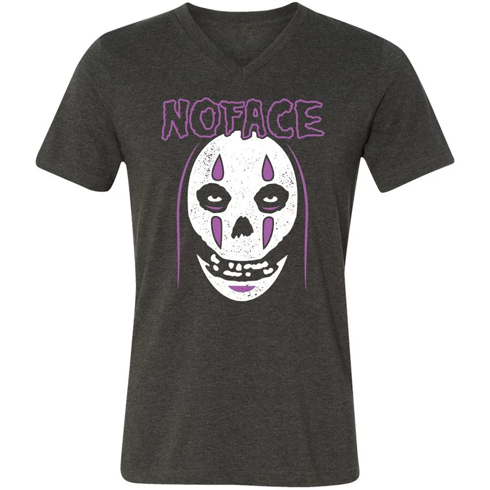 Unisex V-Neck T-Shirt - F66MU6YC - Dark Grey Heather - 8