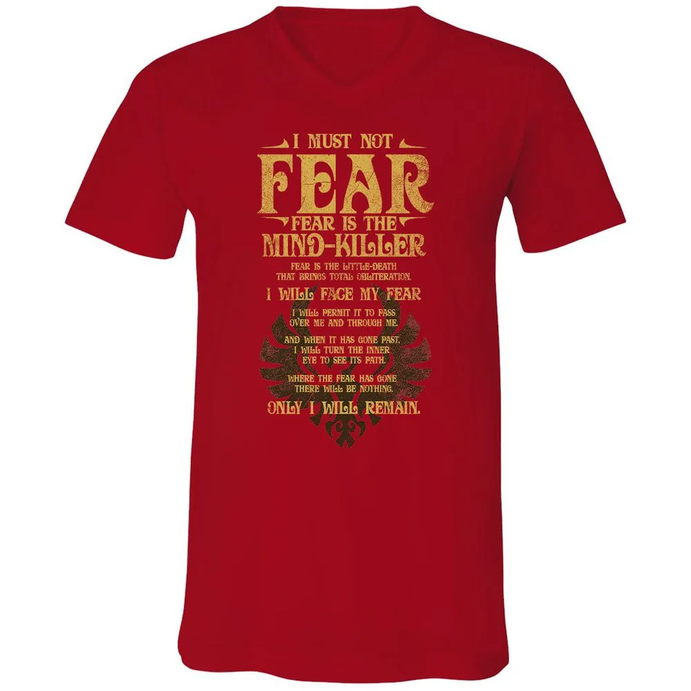 Unisex V-Neck T-Shirt - 5WVDCC5H - Red - 3
