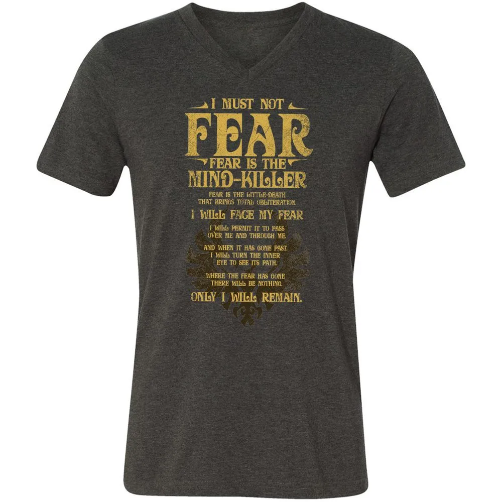 Unisex V-Neck T-Shirt - 5WVDCC5H - Dark Grey Heather - 8