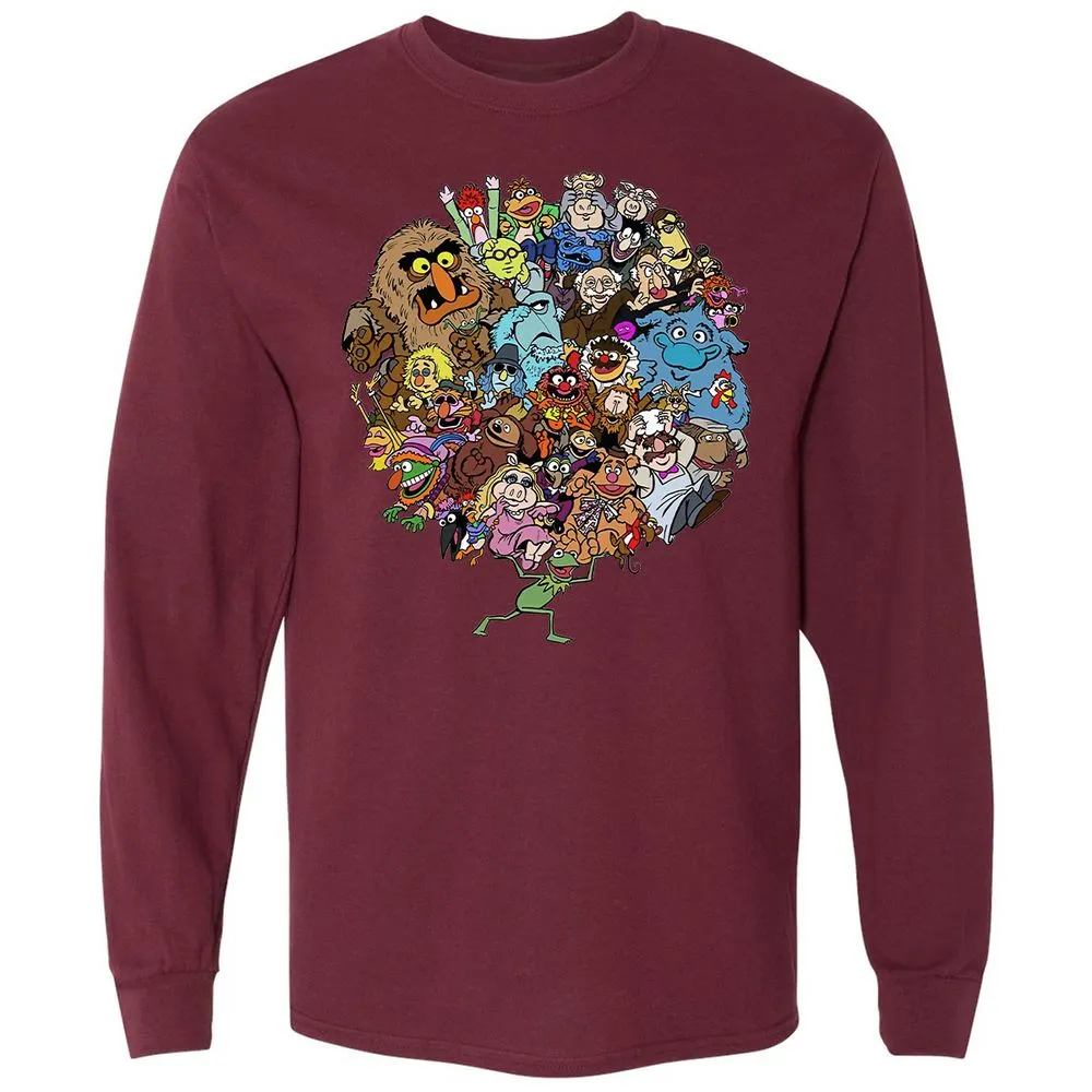 Long Sleeve T-Shirt - ARFCS62M - Maroon - 11