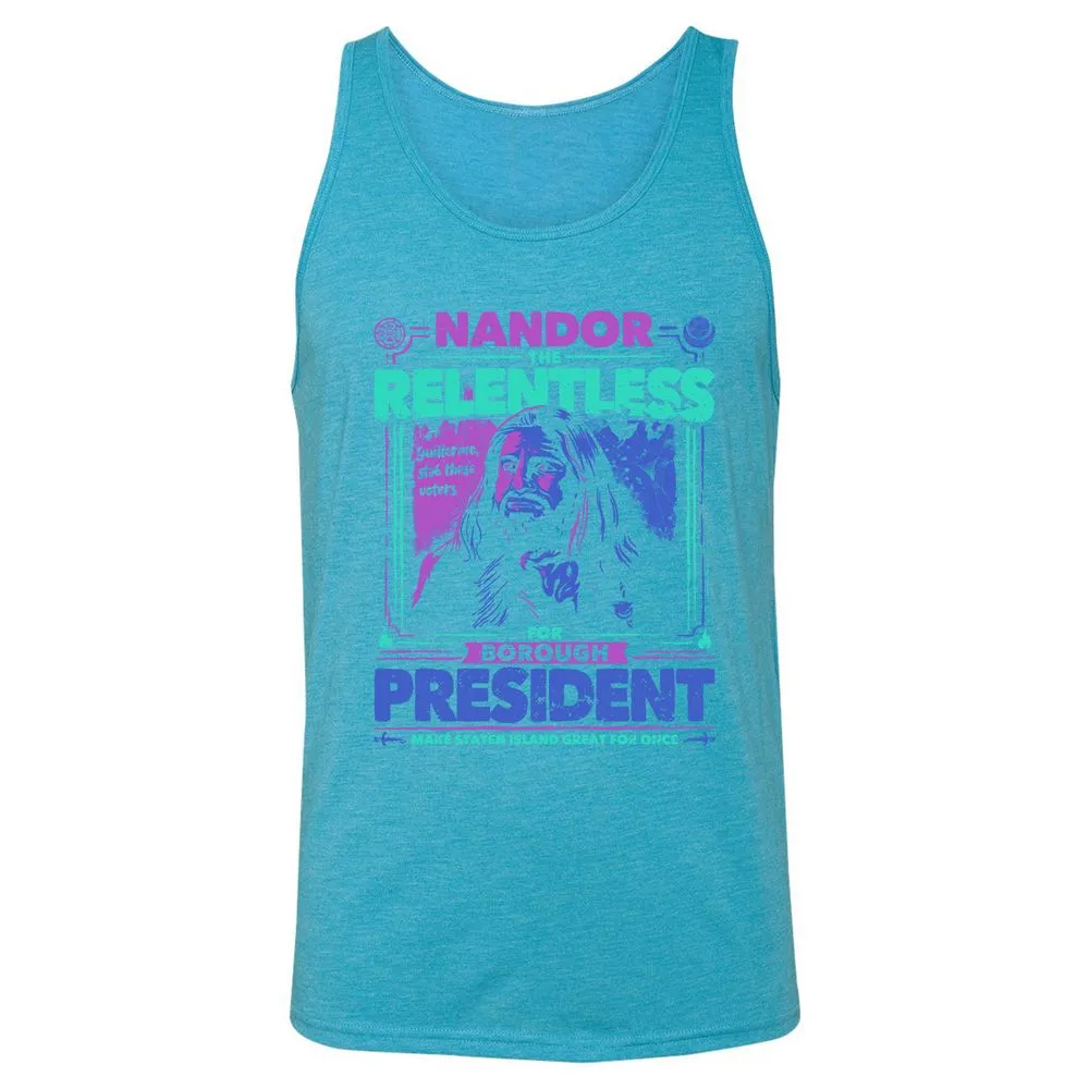 Unisex Jersey Tank - 7M7QY7TX - Aqua Triblend - 3