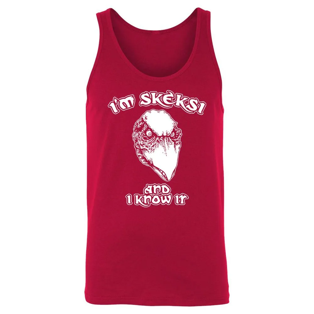 Unisex Jersey Tank - XQH4UW9A - Red - 11
