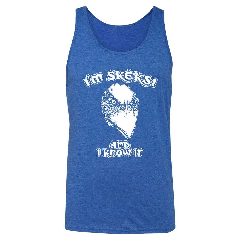 Unisex Jersey Tank - XQH4UW9A - True Royal Triblend - 12