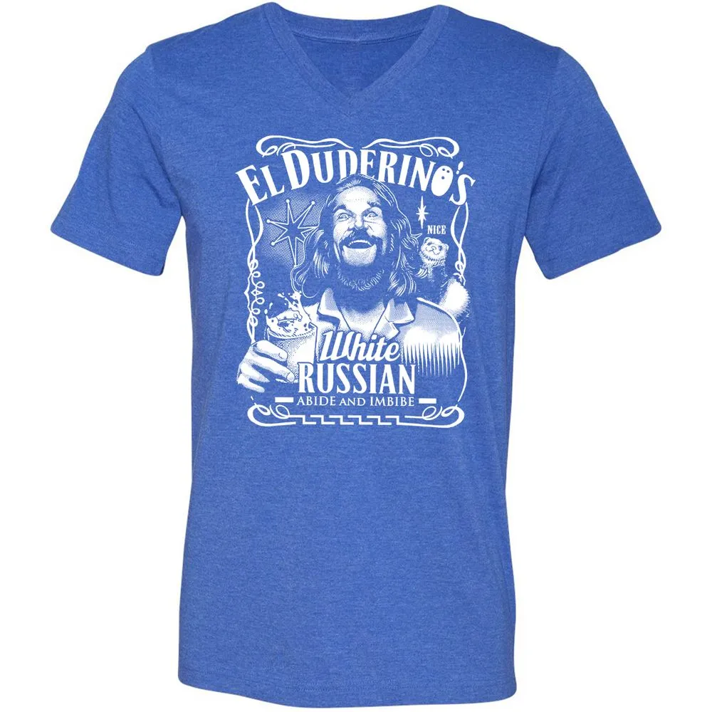 Unisex V-Neck T-Shirt - N6GJN2GX - Heather True Royal - 14