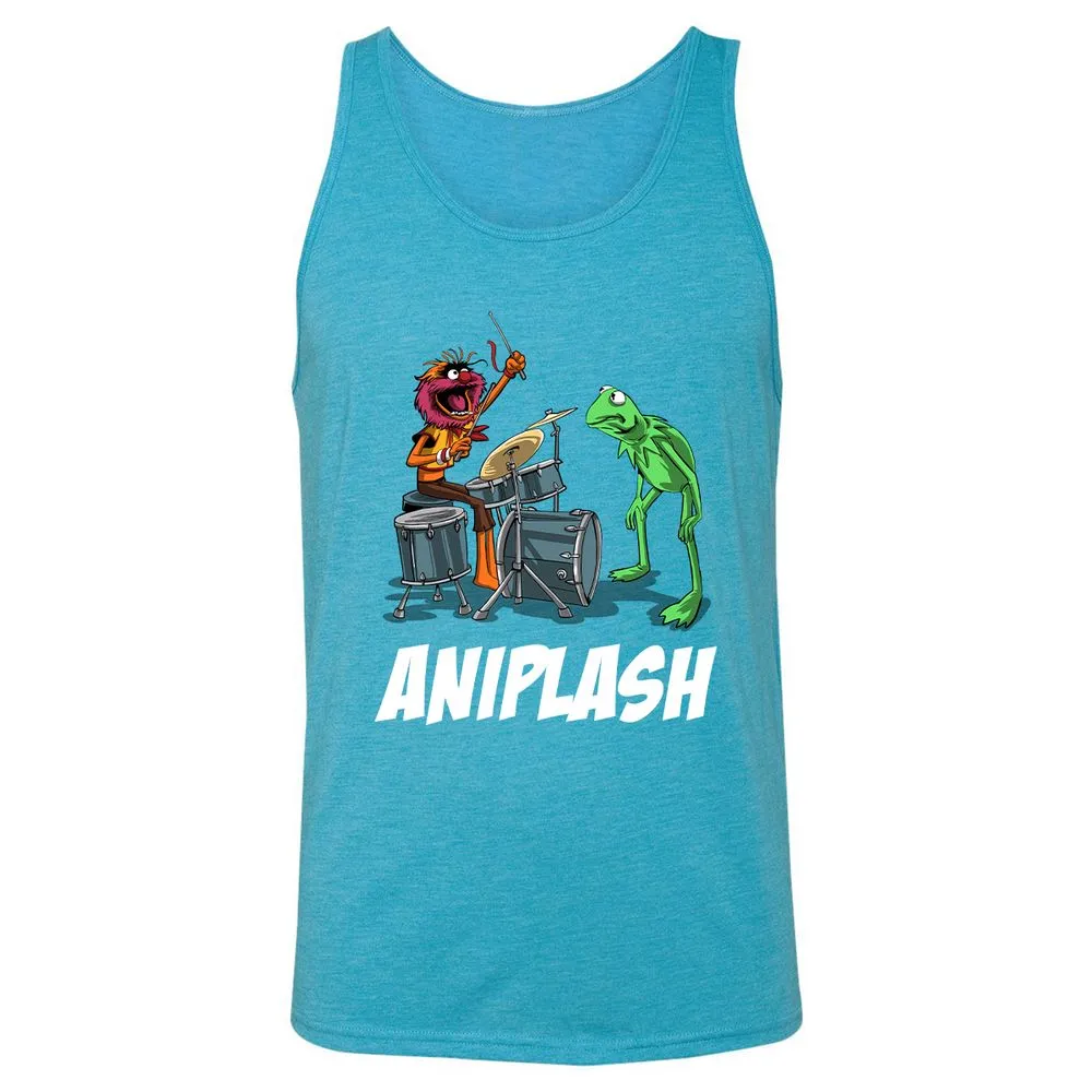 Unisex Jersey Tank - BAG8YGN2 - Aqua Triblend - 3