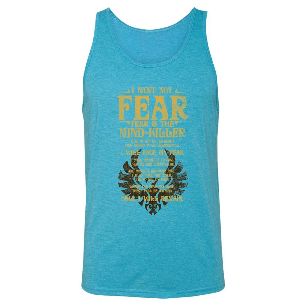 Unisex Jersey Tank - 6WHL9GQU - Aqua Triblend - 3