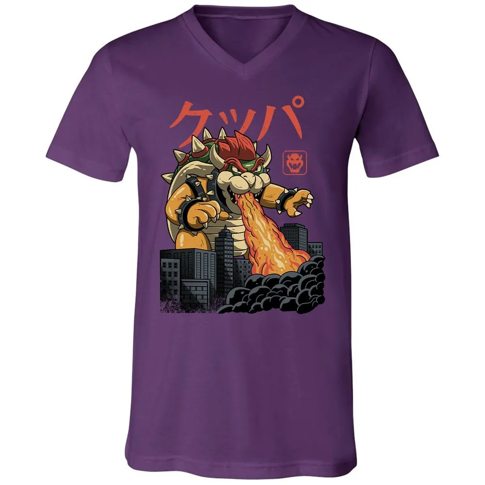 Unisex V-Neck T-Shirt - 42948HVS - Team Purple - 9