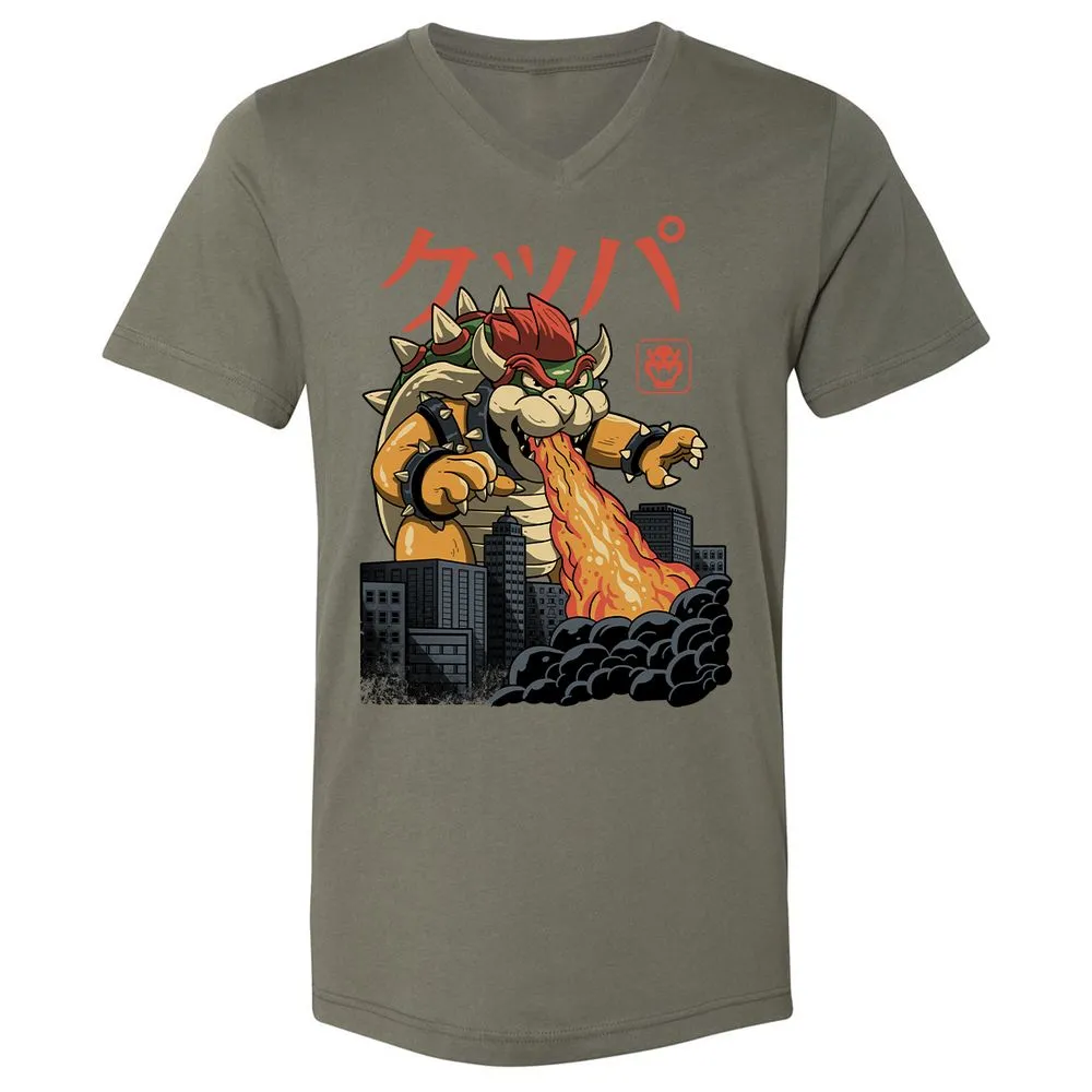 Unisex V-Neck T-Shirt - 42948HVS - Military Green - 10