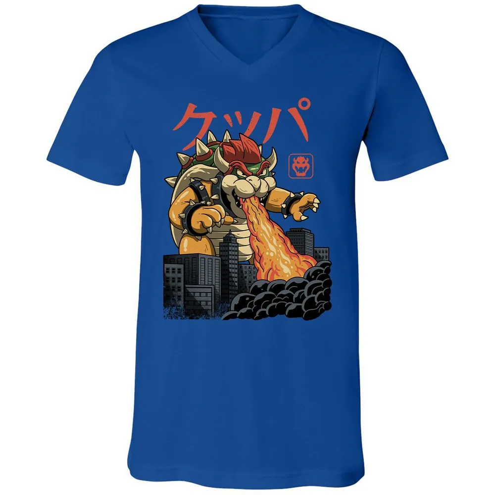 Unisex V-Neck T-Shirt - 42948HVS - True Royal - 4
