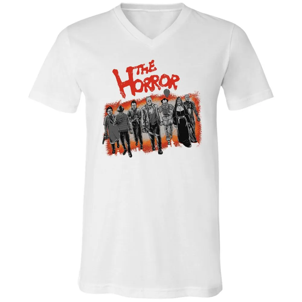 Unisex V-Neck T-Shirt - 8DR5U29R - White - 5