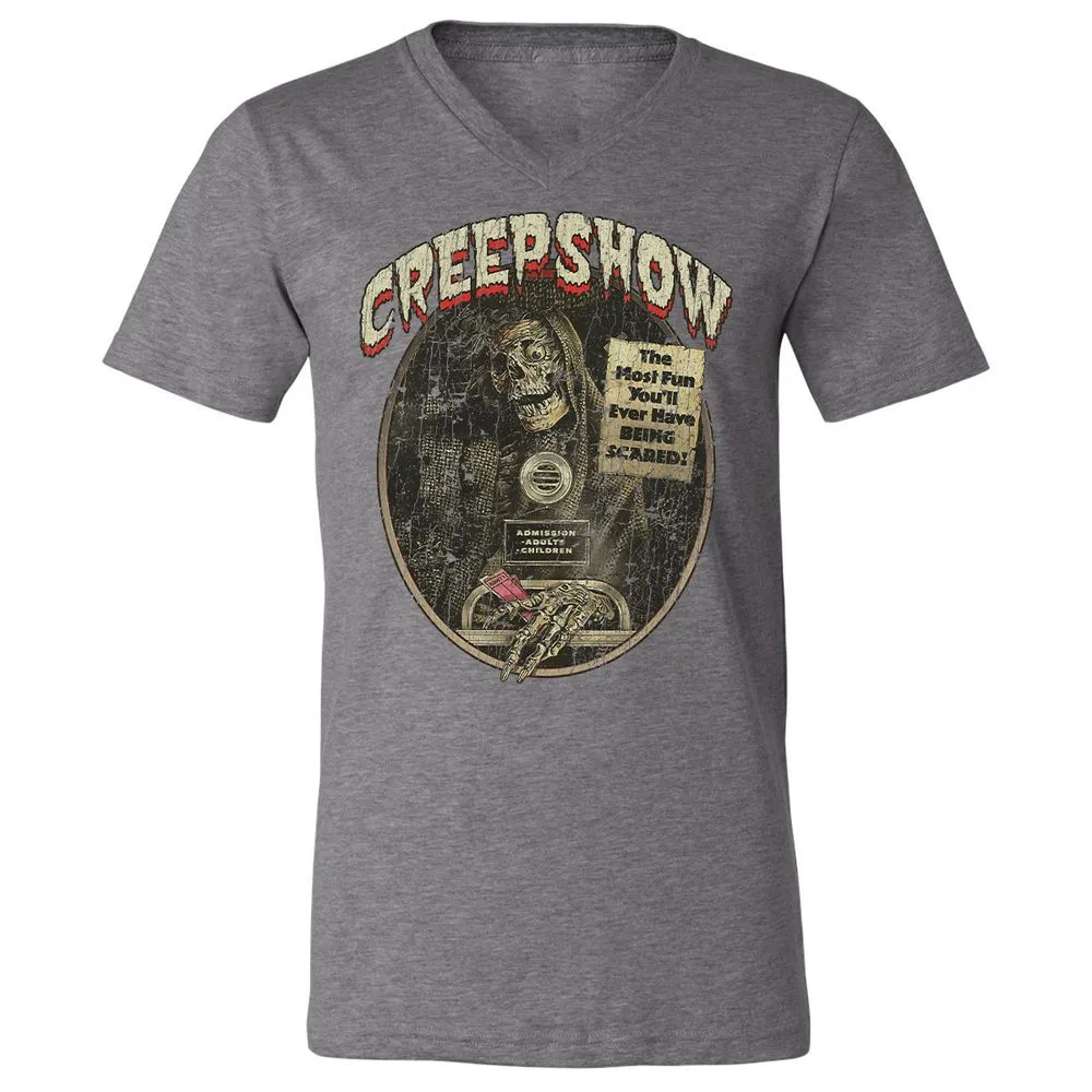 Unisex V-Neck T-Shirt - TSXL8QN3 - Deep Heather - 13