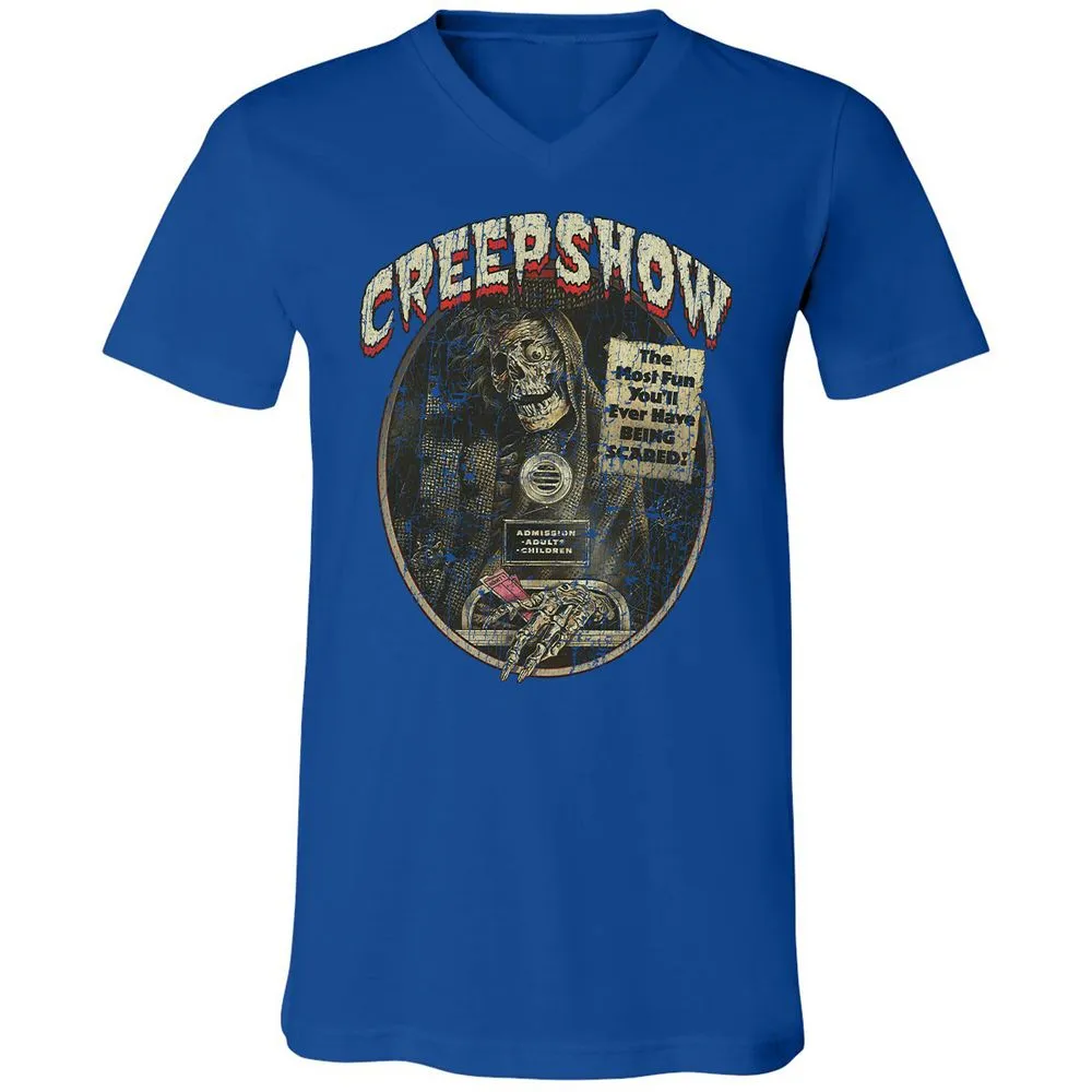 Unisex V-Neck T-Shirt - TSXL8QN3 - True Royal - 4