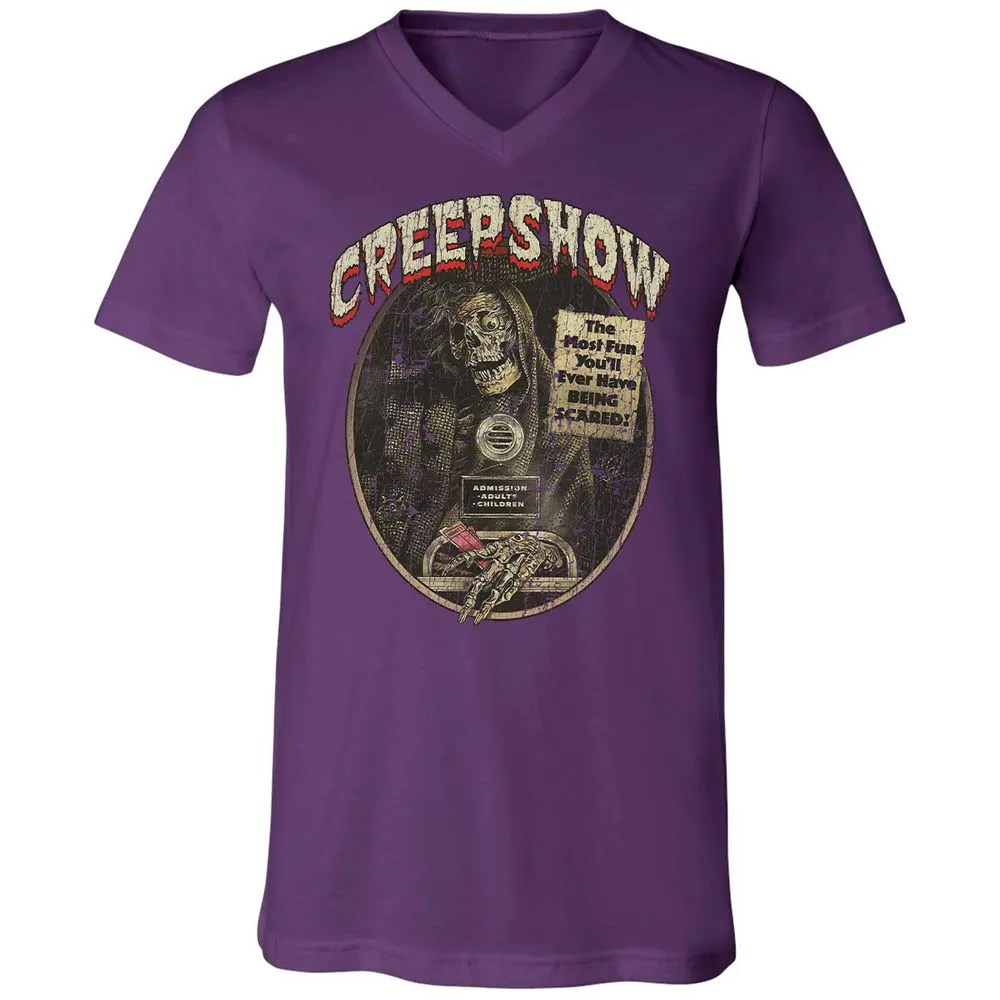 Unisex V-Neck T-Shirt - TSXL8QN3 - Team Purple - 9