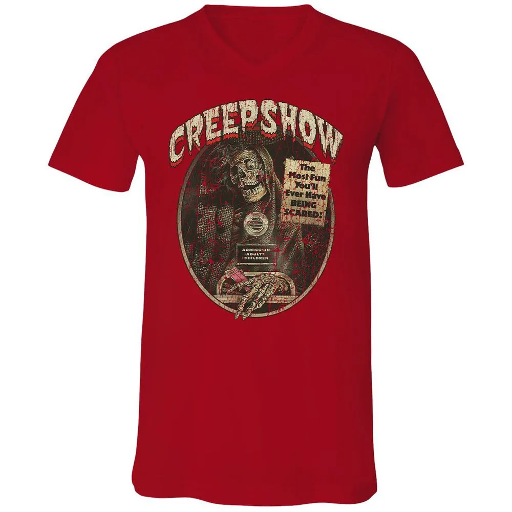 Unisex V-Neck T-Shirt - TSXL8QN3 - Red - 3