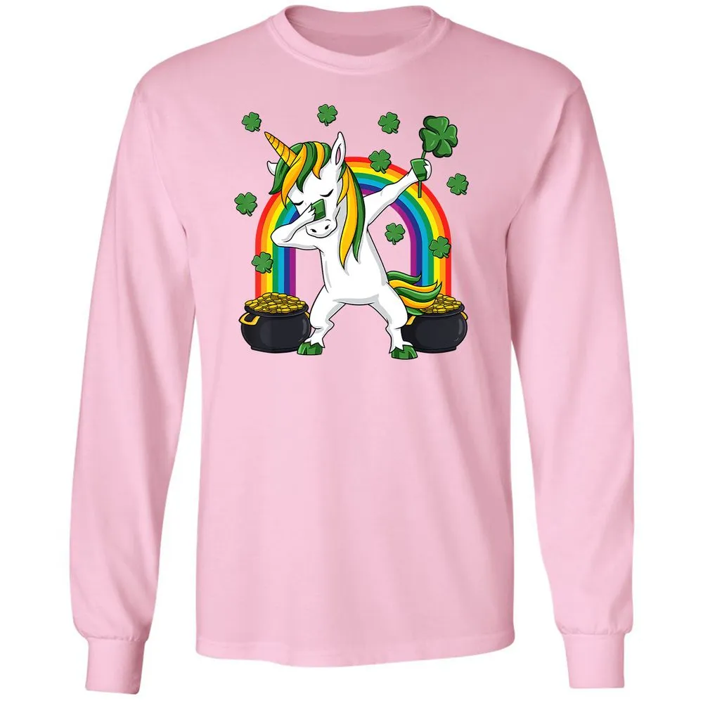 Long Sleeve T-Shirt - B6HWZQWL - Light Pink - 3
