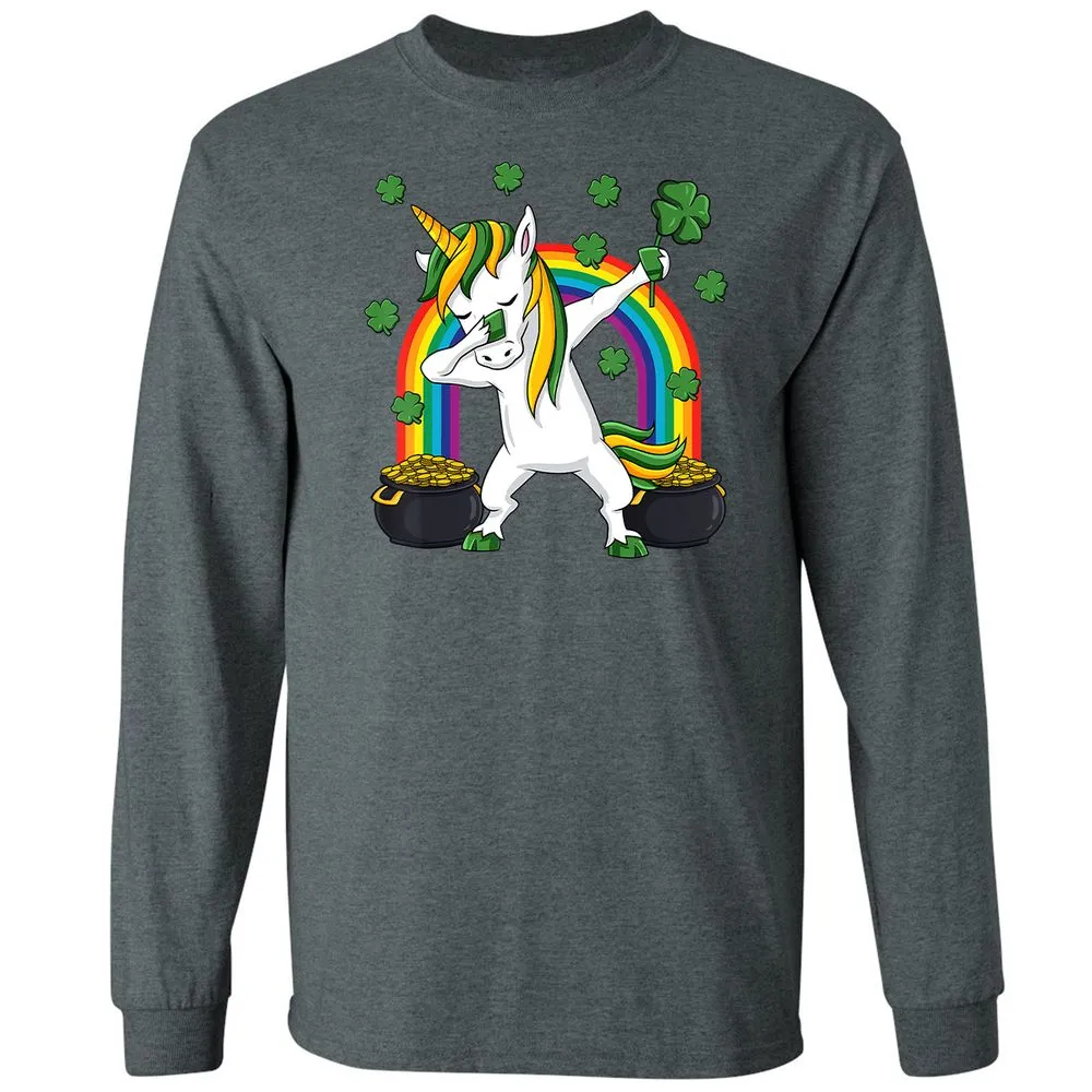 Long Sleeve T-Shirt - B6HWZQWL - Dark Heather - 15