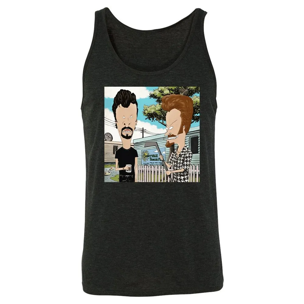 Unisex Jersey Tank - F8Y3M333 - Charcoal Black Triblend - 5