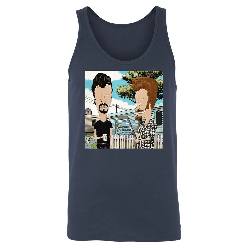 Unisex Jersey Tank - F8Y3M333 - Navy - 2