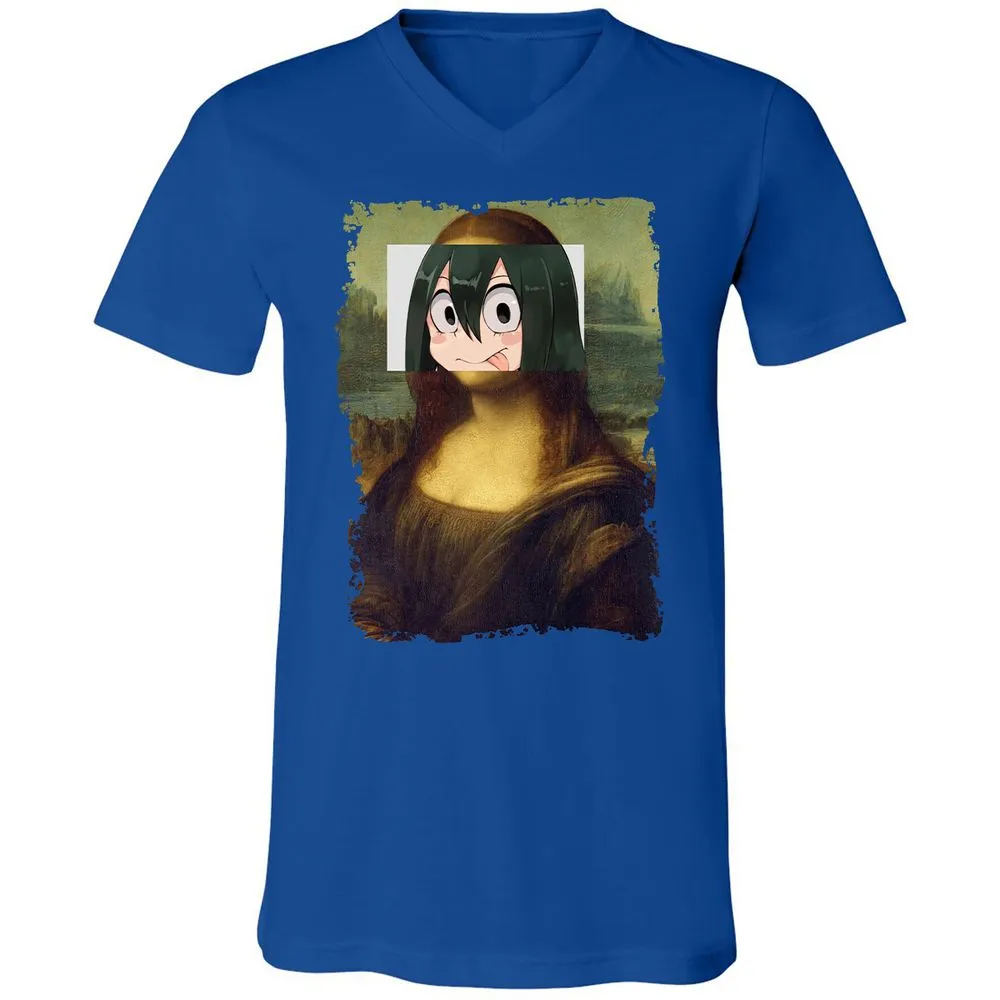 Unisex V-Neck T-Shirt - 98CW6DN1 - True Royal - 4