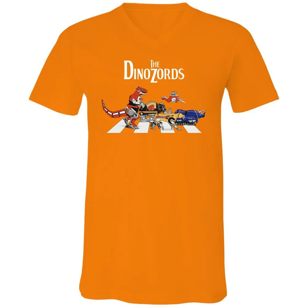 Unisex V-Neck T-Shirt - R5CUXNZS - Orange - 11