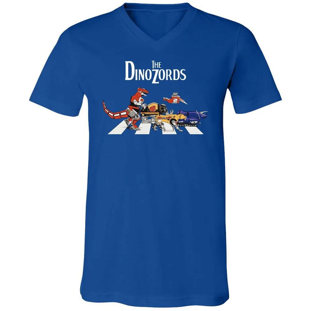 Unisex V-Neck T-Shirt - R5CUXNZS - True Royal - 4