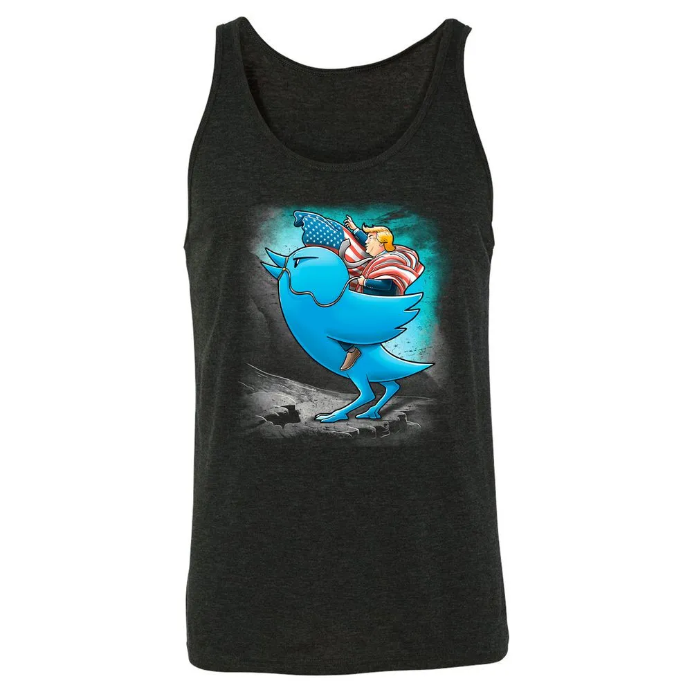 Unisex Jersey Tank - W6SG9EED - Charcoal Black Triblend - 5