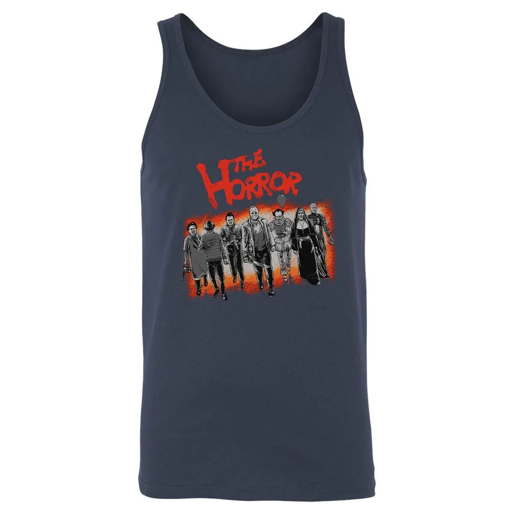 Unisex Jersey Tank - H8HQPAE9 - Navy - 2